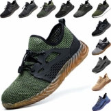 BAOLESEM S3 Sicherheitsschuhe Herren Arbeitsschuhe Herren Damen Leicht Sportlich Atmungsaktiv Schutzschuhe Stahlkappe Schuhe - 1