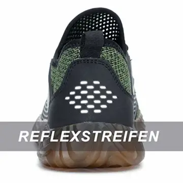 BAOLESEM S3 Sicherheitsschuhe Herren Arbeitsschuhe Herren Damen Leicht Sportlich Atmungsaktiv Schutzschuhe Stahlkappe Schuhe - 5