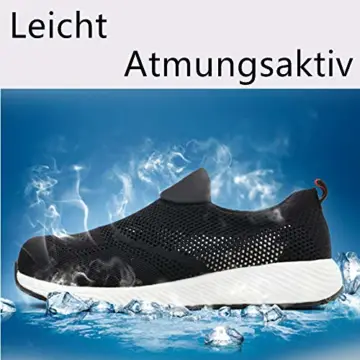 BESKEE Arbeitsschuhe Herren S3 Leicht Sicherheitsschuhe Damen Atmungsaktive Stahlkappen Schuhe 36-46 - 5