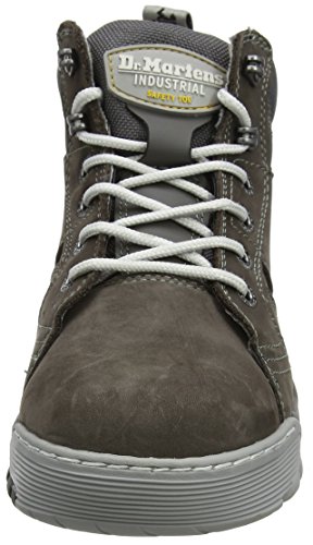 Dr. Martens Damen Opal Steel Toe Sicherheitsschuhe, Grau (Dark Gull Grey 030), 36 EU - 