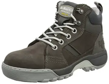 Dr. Martens Damen Opal Steel Toe Sicherheitsschuhe, Grau (Dark Gull Grey 030), 36 EU -