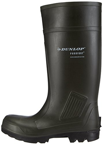 Dunlop C462933 S5 PUROFORT GROEN 44, Unisex-Erwachsene Langschaft Gummistiefel, Grün (Grün(Groen) 08), 44 EU - 5