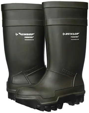 Dunlop C662933 S5 THERMO+ GROEN 9, Unisex-Erwachsene Langschaft Gummistiefel, Grün (Grün(Groen) 08), 44 EU - 5