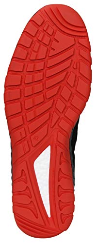 ELTEN Sicherheitsschuhe MADDOX Black-Red Mid S3, Herren, sportlich, leicht, schwarz/rot, Stahlkappe, Halbstiefel - Größe 40 - 