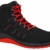 ELTEN Sicherheitsschuhe MADDOX Black-Red Mid S3, Herren, sportlich, leicht, schwarz/rot, Stahlkappe, Halbstiefel - Größe 40 -