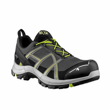 Haix Black Eagle Safety 40.1 Low Stone/Citrus S3- Sicherheitsschuhe in neuen Trendfarben. 45 -