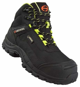 Heckel 63233 Sicherheitsschuhe - S3 CI HI WR HRO SRC - Gore-Tex, Metallfrei, Schwarz - Gr 40 -