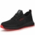 JIANYE Arbeitsschuhe S3 Herren Damen Sicherheitsschuhe mit Stahlkappe Schutzschuhe Unisex Atmungsaktiv Leicht Sneakers Schwarz-Rote 41 - 4