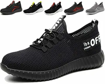 Nasonberg Sicherheitsschuhe Arbeitsschuhe Herren Damen s3 Leicht Schutzschuhe mit Stahlkappen Sportlich Atmungsaktiv, 01Schwarz 40 EU - 1