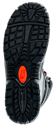 Nitras Arbeitsschuhe Herren S3 Power Step III 7213 - Hohe Sicherheitsschuhe Männer mit Stahlkappe HRO SRC Weite 11 Größe 43 - 