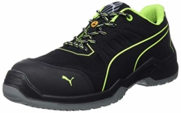 Puma 644210 Fuse TC Green Low - S1P Sicherheitsschuhe 44 schwarz/grün -