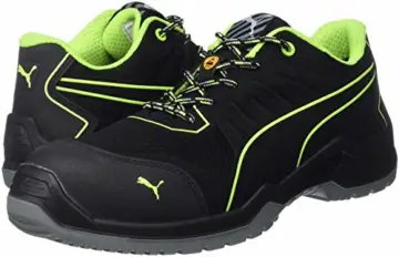 Puma 644210 Fuse TC Green Low - S1P Sicherheitsschuhe 44 schwarz/grün - 