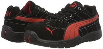 Puma Safety Shoes Silverstone Low S1P HRO SRC, Puma 642630-210-42 Herren Sicherheitsschuhe, Schwarz (schwarz/rot 210), EU 42 - 6