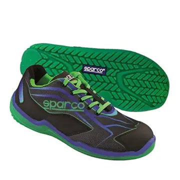 Sicherheitsschuh SPARCO Touring Low S1P, schwarz/grün -