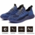 Sicherheitsschuhe Herren S3 Arbeitsschuhe Herren Damen Leicht Stahlkappe Schutz Atmungsaktiv Turnschuhe Mesh Wandern Sportlich Sneaker 35-48 EU - 4