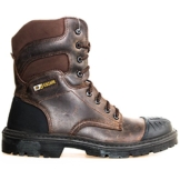 Sicherheitsstiefel S3 Jalatte® LOG517 Braun Herren - wasserabweisendes Vollrindleder, hitzebeständige Sohle, metallfrei, durchtrittsicher, Zehenschutz (42) - 1