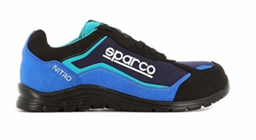 Sparco Sicherheitsschuhe MOD. Nitro S3-SRC - SCHWARZ/HELLBLAU TG.41- UK 7.5 -