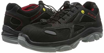 Stabilus 6130A,  Unisex SRA Sicherheitsschuhe,  Schwarz Rot,  42 EU (8 UK) - 