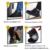 TQGOLD® Sicherheitsschuhe Herren Damen S3 Arbeitsschuhe Leicht Sportlich Sneaker Schutzschuhe mit Stahlkappe Schwarz Größe 42 - 6