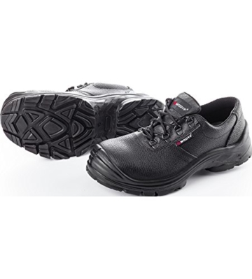 WÜRTH MODYF Sicherheitsschuhe S3 SRC BAU AS schwarz: Der multifunktionale Schuh ist in Größe 46 erhältlich. Der zertifizierte Arbeitsschuh ist ideal für Lange Arbeitsalltage. - 